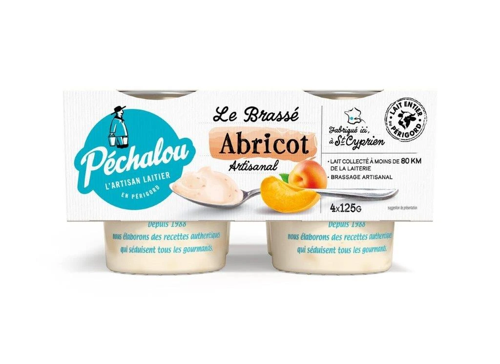 Yaourt-Brassé-Abricot